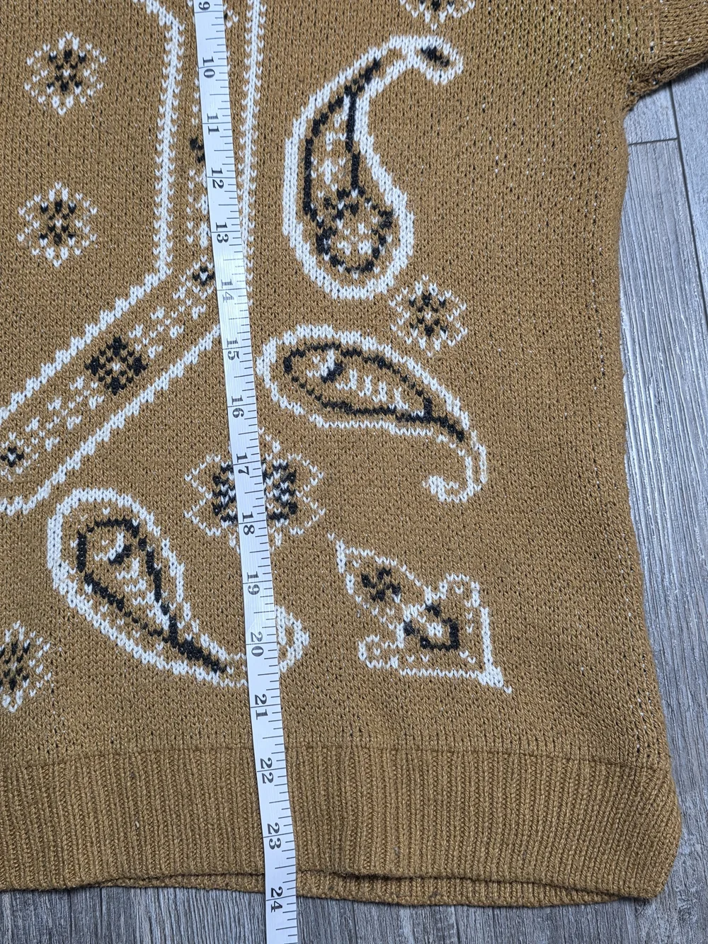 Madewell Bandana Paisley Pullover Sweater Sz XL (2018) - Picture 4 of 9